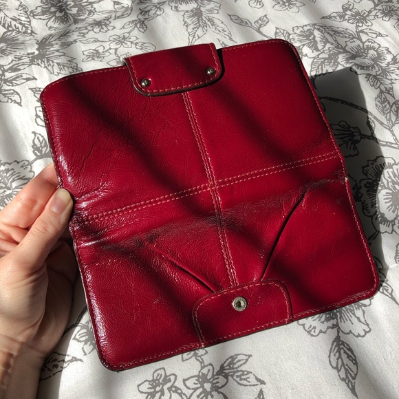 COACH Signature Patent Leather Carryall+Wallet - Picture 4 of 15